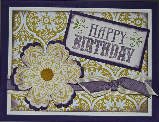 Stampin Up Mixed Bunch Birthday Card